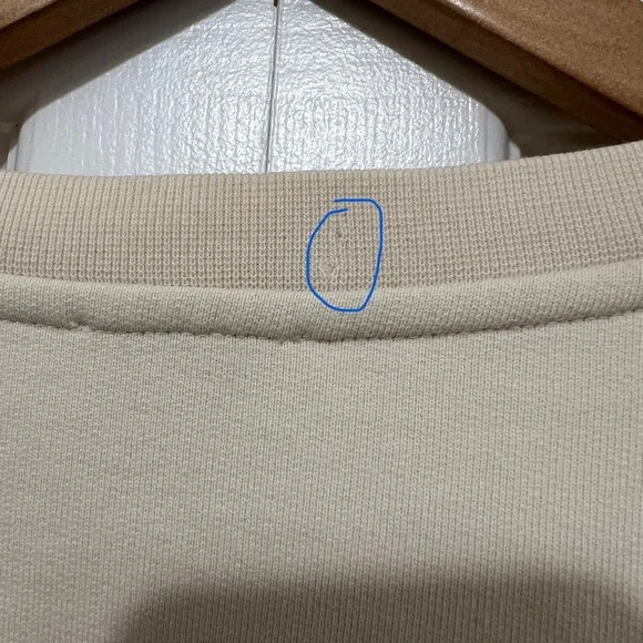 ASKET The Sweatshirt Crewneck Off White Men’s Size Large Long - Picture 14 of 14